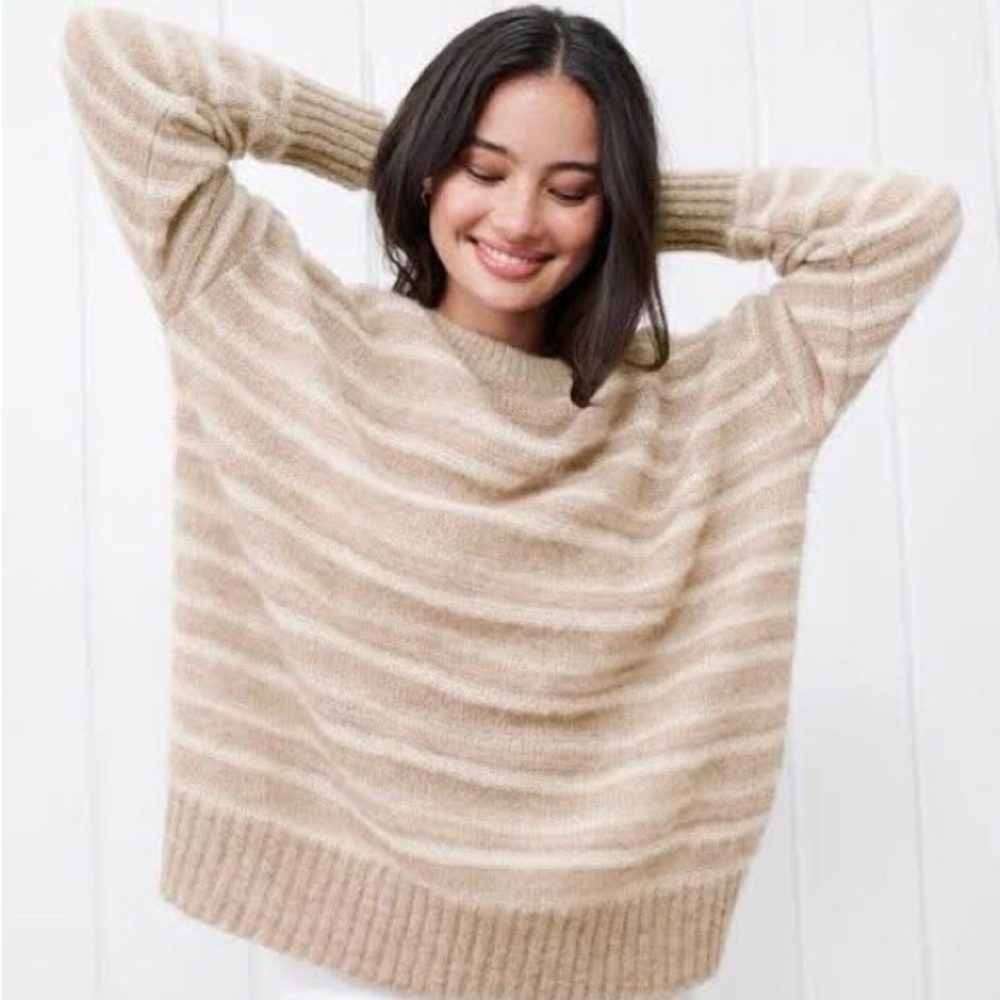 Jenni Kayne Striped Cocoon Sweater